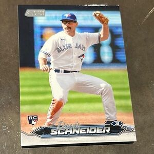 Topps Blue and White Baseball Card